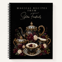 Persönliches Rezeptnotizbuch - Gothic-Teeset