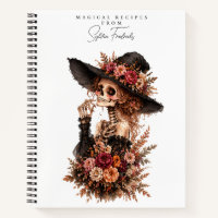 Persönliches Rezeptnotizbuch - Gothic-Teeset