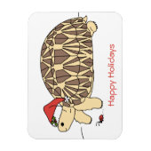 Persönliches Star Tortoise Holiday Magnet (Vertikal)