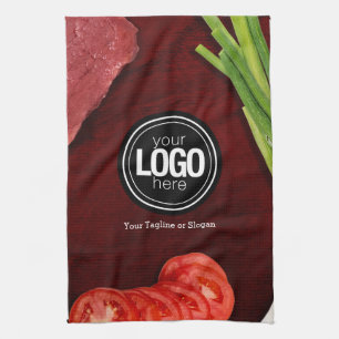 Persönliches Steak-Thema Geschirrtuch