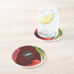 Persönliches Steak-Thema Getränkeuntersetzer