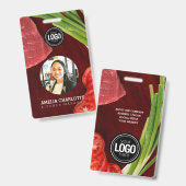 Persönliches Steakrestaurant Ausweis (Vorder- & Rückseite)