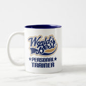 Persönliches Trainer-Geschenk Zweifarbige Tasse (Links)