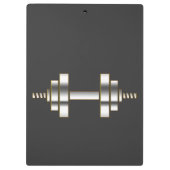 Persönliches Trainer-Gewohnheits-Klemmbrett Klemmbrett (Rückseite)