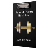 Persönliches Trainer-Klemmbrett Klemmbrett (Links)