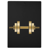 Persönliches Trainer-Klemmbrett Klemmbrett (Rückseite)