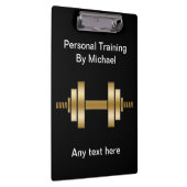 Persönliches Trainer-Klemmbrett Klemmbrett (Rechts)