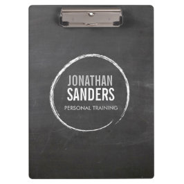 PERSÖNLICHES TRAINER SKETCH LOGO Personalisiert Klemmbrett