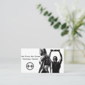 Persönliches Trainergeschäft Visitenkarte (Stehend Vorderseite)