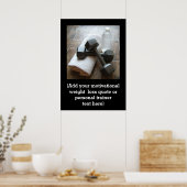 Persönliches Trainingsgerät für individuelle Fitne Poster (Küche)