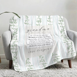 Persönliches Vintage-Geschenk für Oma von den Enke Sherpadecke