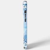 Persönliches Wasserfarben-Monogramm Case-Mate iPhone Hülle (Rückseite / Links)