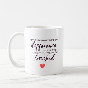 Persönliches Wertschätzungszitat Kaffeetasse