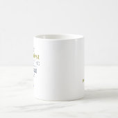 Persönliches Zitat eines Risk Analyst Doctors Kaffeetasse (Mittel)