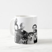 Persönlichkeiten mit süßen Tieren Kaffeetasse (Vorderseite Links)