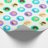 persönlichkeiten von dreamworks und Disney Geschenkpapier (Ecke)