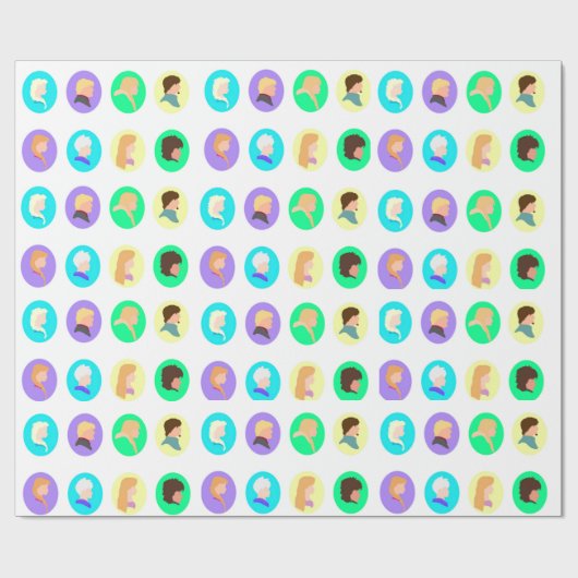 persönlichkeiten von dreamworks und Disney Geschenkpapier (Flach)