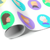 persönlichkeiten von dreamworks und Disney Geschenkpapier (Rolleneckpunkt)