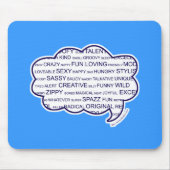 Persönlichkeitsmarke Cloud Fun Emotions Design Mousepad (Vorne)