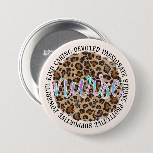Persönlichkeitsmerkmale der Krankenversicherung Button (Vorne & Hinten)
