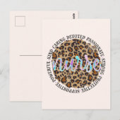 Persönlichkeitsmerkmale der Krankenversicherung Postkarte (Vorne/Hinten)