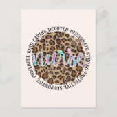 Persönlichkeitsmerkmale der Krankenversicherung Postkarte (Vorderseite)