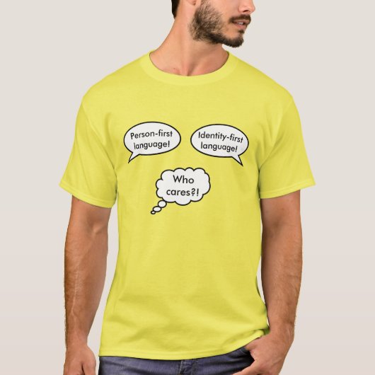 Persönlichkeitssprechungen T-Shirt (Vorderseite)