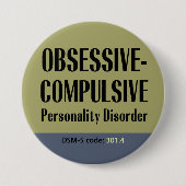 Persönlichkeitsstörungknopf Button (Vorderseite)