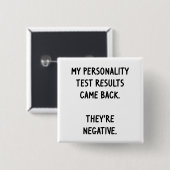 Persönlichkeitstest Button (Vorne & Hinten)