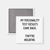 Persönlichkeitstest Magnet (Vorderseite/Rückseite)