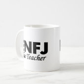 Persönlichkeitstyp ENFJ | der Lehrer Kaffeetasse (Vorderseite Links)