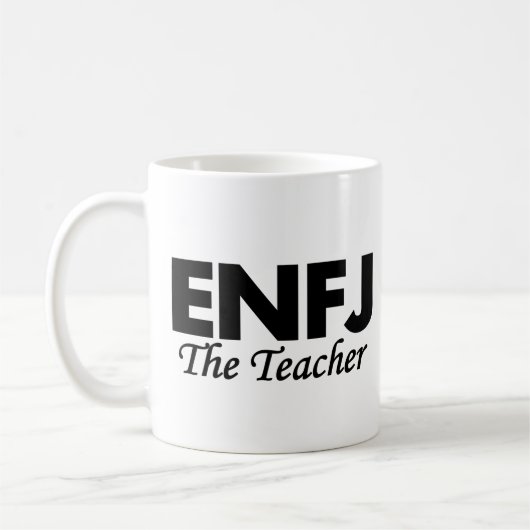 Persönlichkeitstyp ENFJ | der Lehrer Kaffeetasse (Links)