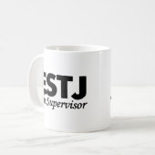 Persönlichkeitstyp ESTJ | die Aufsichtskraft Kaffeetasse (Vorderseite Links)