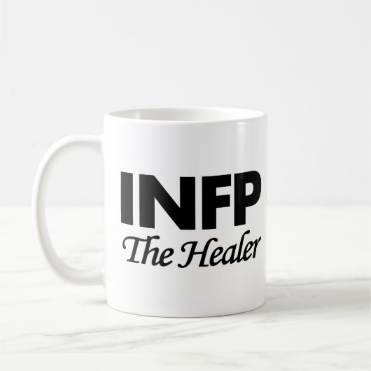 Persönlichkeitstyp INFP | der Heiler Kaffeetasse (Links)