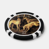Persönlichster Borzoi-Vater Pokerchips (Einzeln)