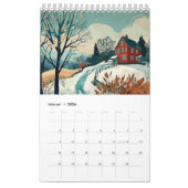 Personlig 2025 - Skandi Stil, Förtjusande Kalender (Feb 2026)