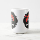 Personligt by navn Danmark runddesign Kaffeetasse (Mittel)
