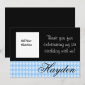 Personlized danken Ihnen zu kardieren Dankeskarte (Vorne/Hinten)