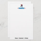 Personlized Eis-Hockey Briefpapier (Vorne/Hinten)
