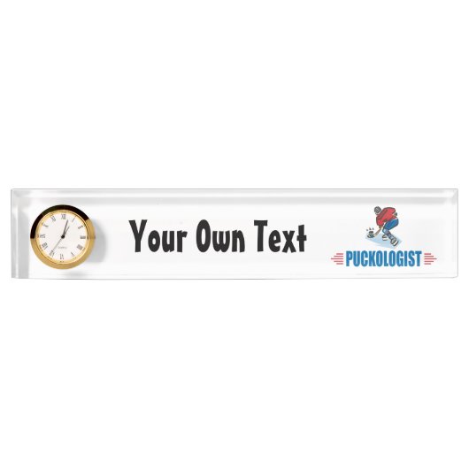 Personlized Eis-Hockey Namensplakette (Vorderseite)