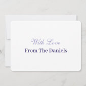 Personlized Photo Merry christmas & Happy New Year Karte (Rückseite)