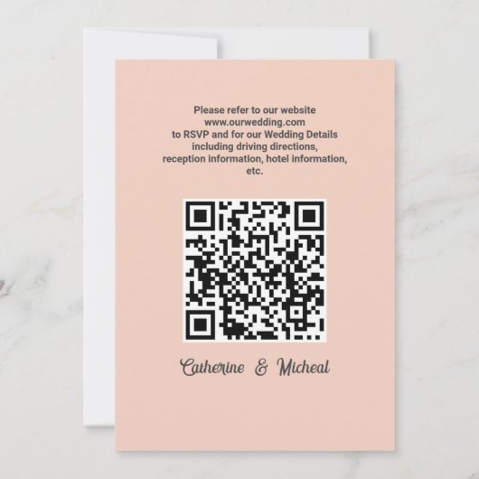 Personlized Studio Ghibli Wedding Einladung (Rückseite)