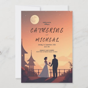 Personlized Studio Ghibli Wedding Einladung
