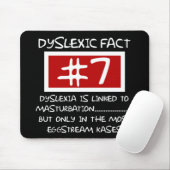 Persons mit Lesestörungwitz des schlechten Mousepad (Mit Mouse)