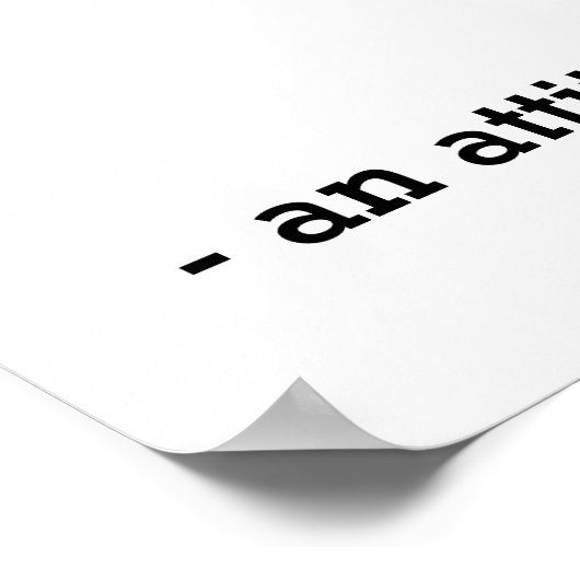 PERSPECT - Attitude Poster (Ecke)