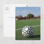 Perspektive auf Futbol/Fußball Postkarte (Vorne/Hinten)
