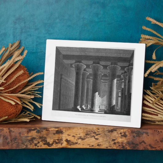 Perspektive Blick auf das Innere der Terrasse, Esn Fotoplatte (Seite)