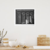 Perspektive Blick auf das Innere der Terrasse, Esn Poster (Küche)