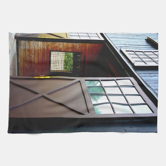 Perspektive der Barenttür Geschirrtuch (Horizontal)