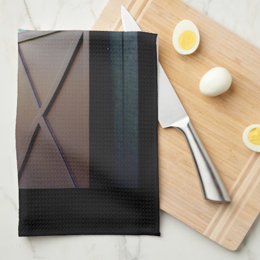 Perspektive der Barenttür Geschirrtuch (Viertel Falte)